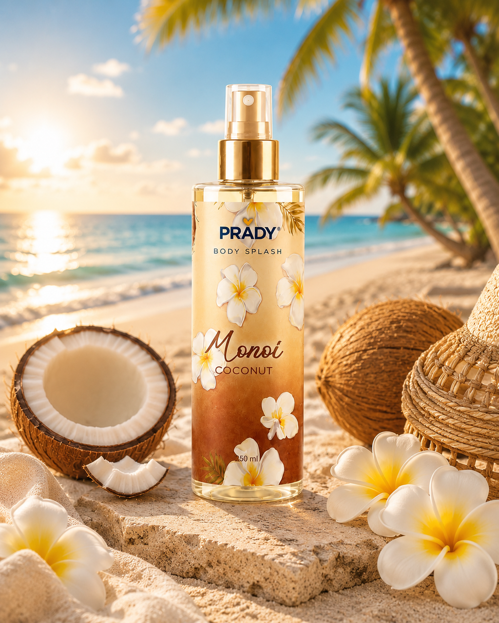 Brume Corps & Cheveux Monoi Coco 250ml - Prady