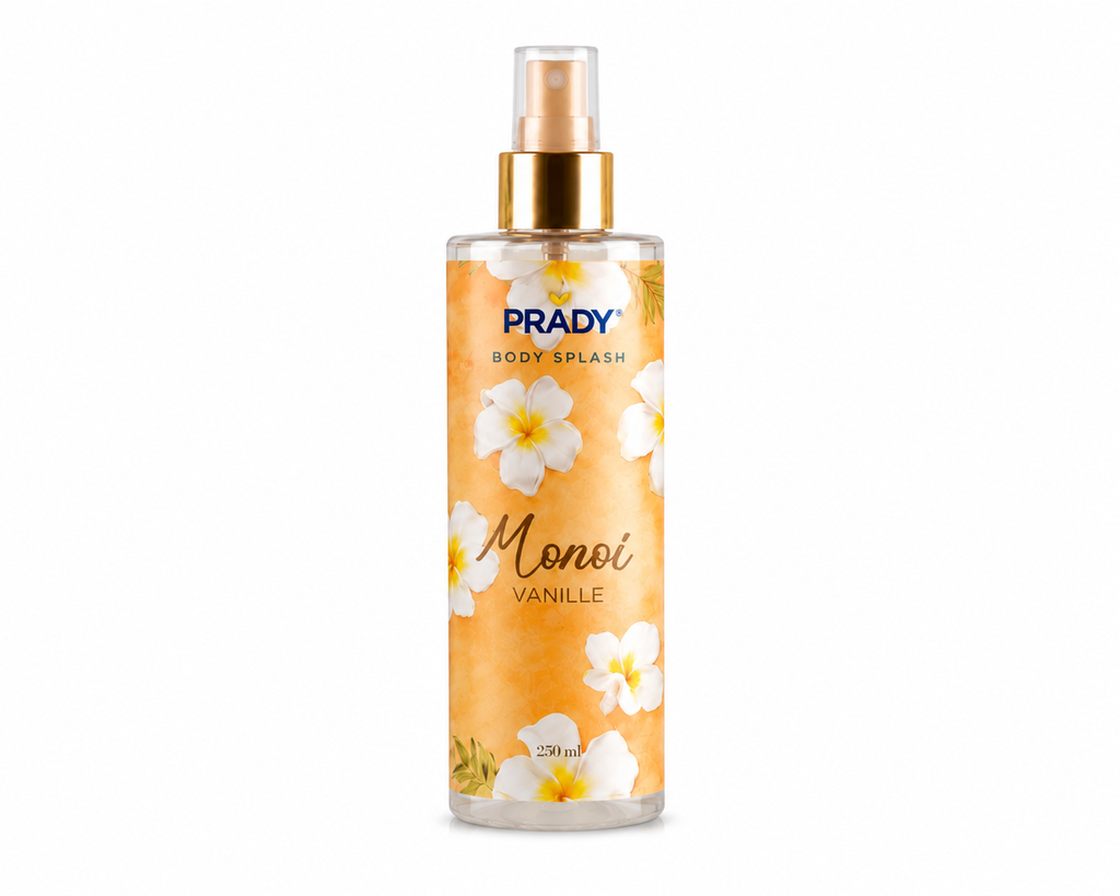 Brumes Corps & Cheveux Monoi Vanille 250ml - Prady