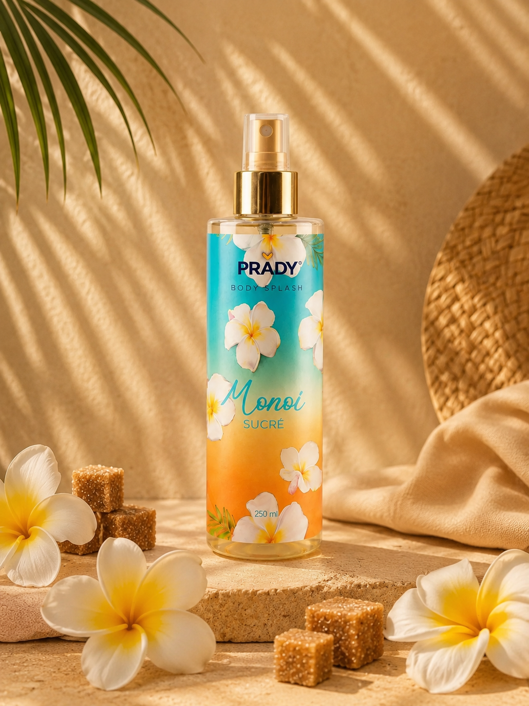 Brume Corps & Cheveux Monoi Sucré 250ml - Prady