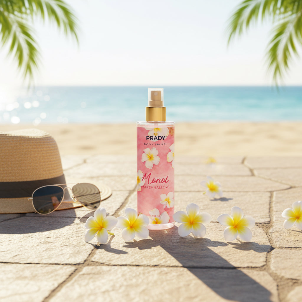 Brume Corps & Cheveux Monoï Marshmallow Prady – 250 ml