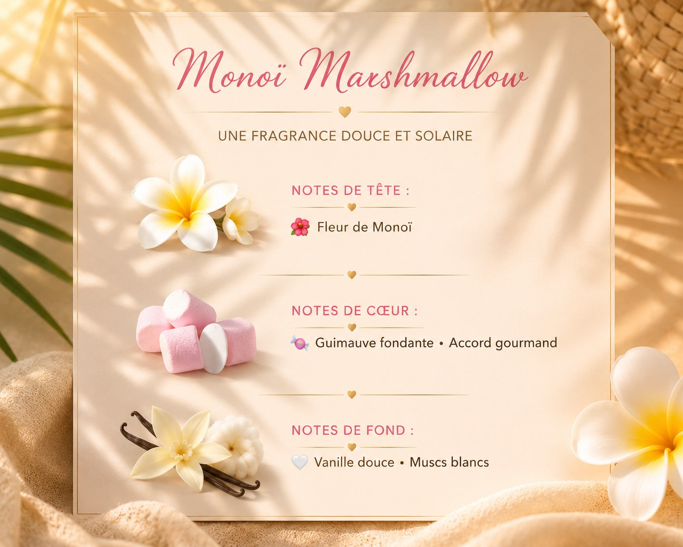 Brume Corps & Cheveux Monoï Marshmallow Prady – 250 ml